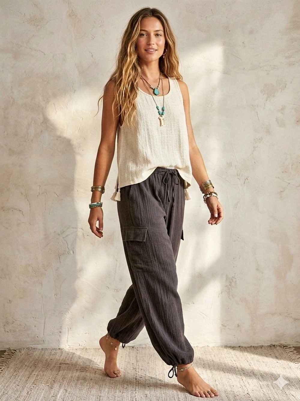 Urban Outfitters Cargo Jogger Baggy Raff Cargo Pants Gorpcore Granola Girl S